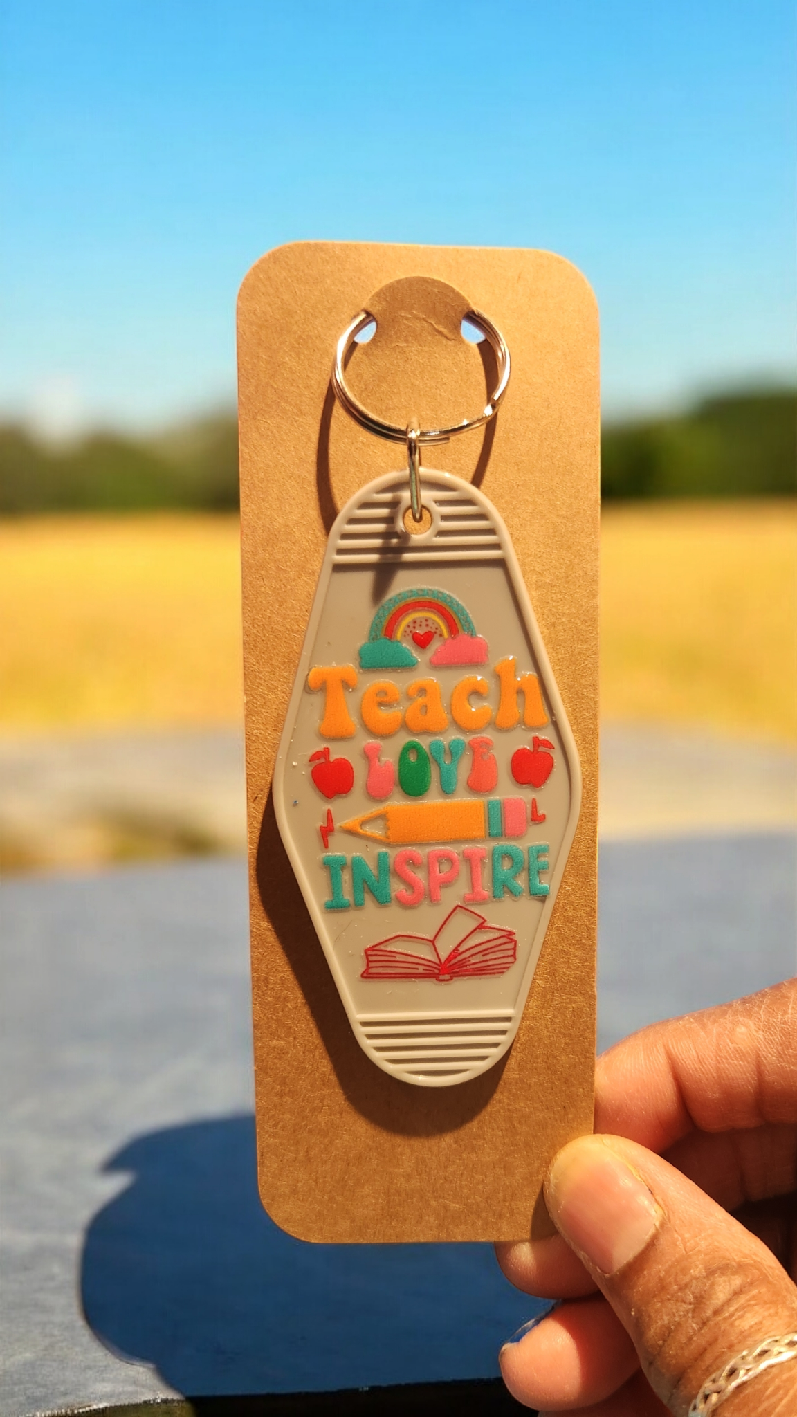 Teach Keychain