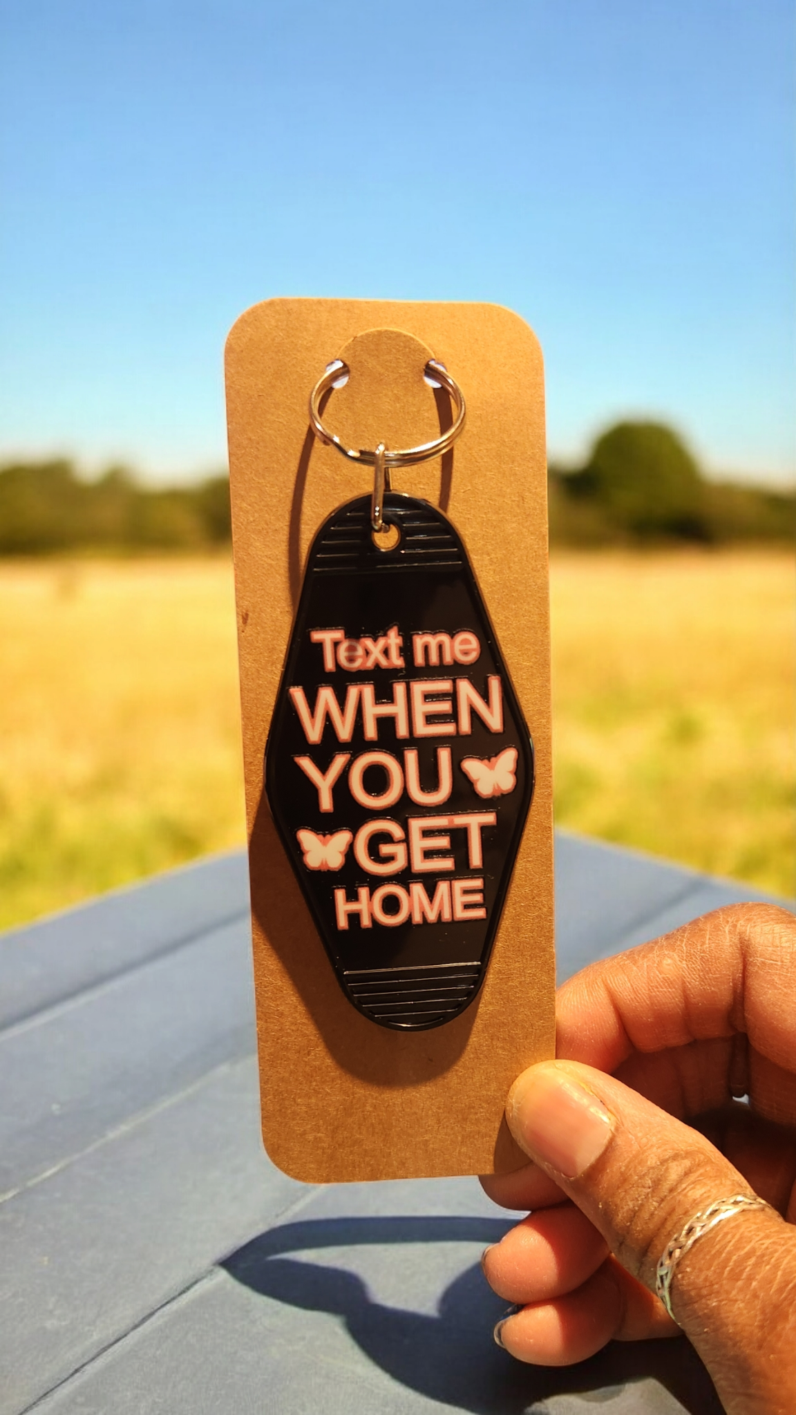 Text Me Keychain