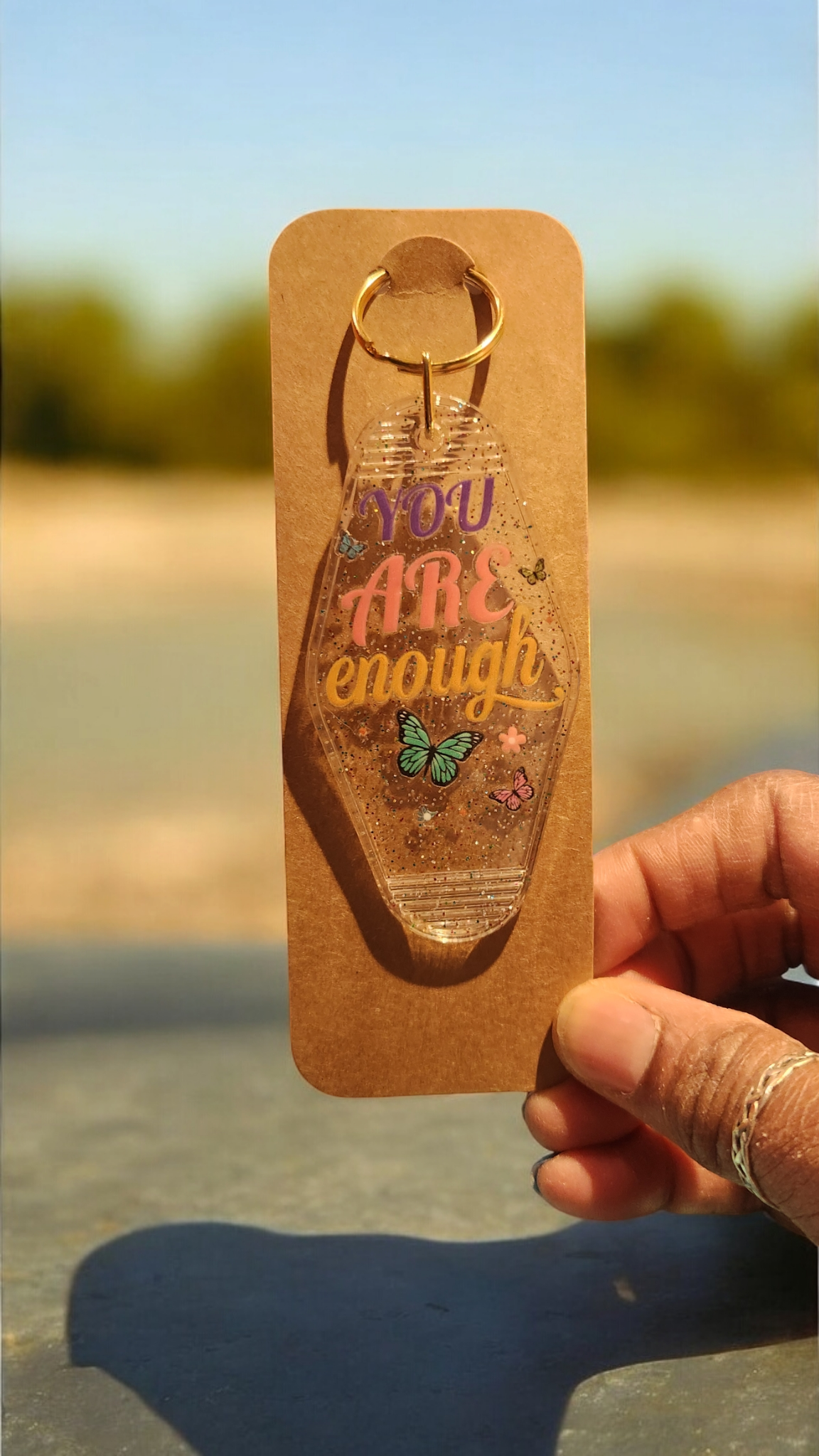 Enough Keychain