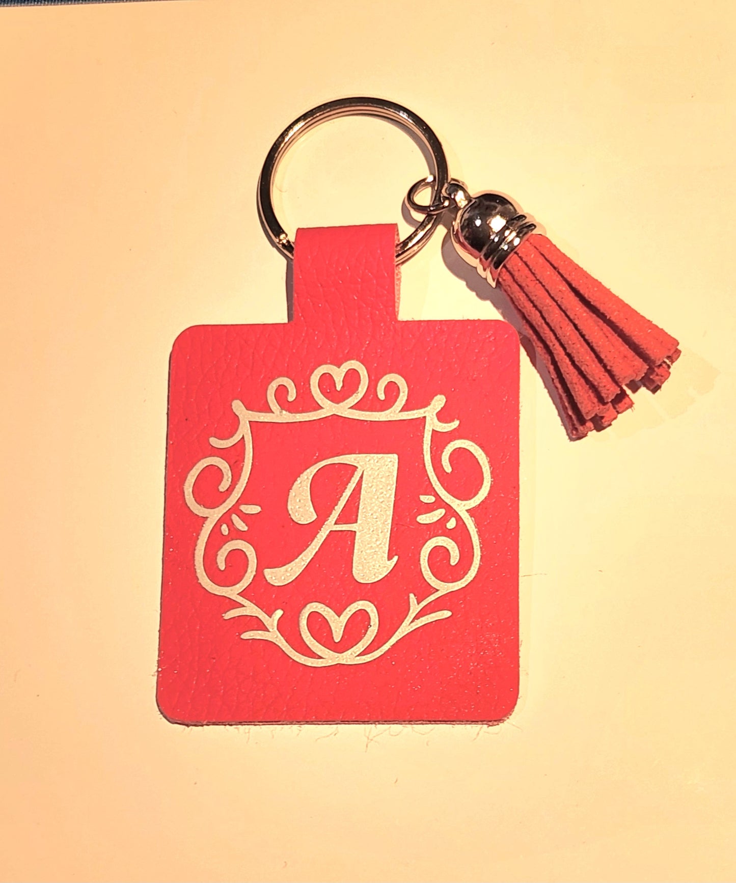 Faux Leather Keychain (personalized)