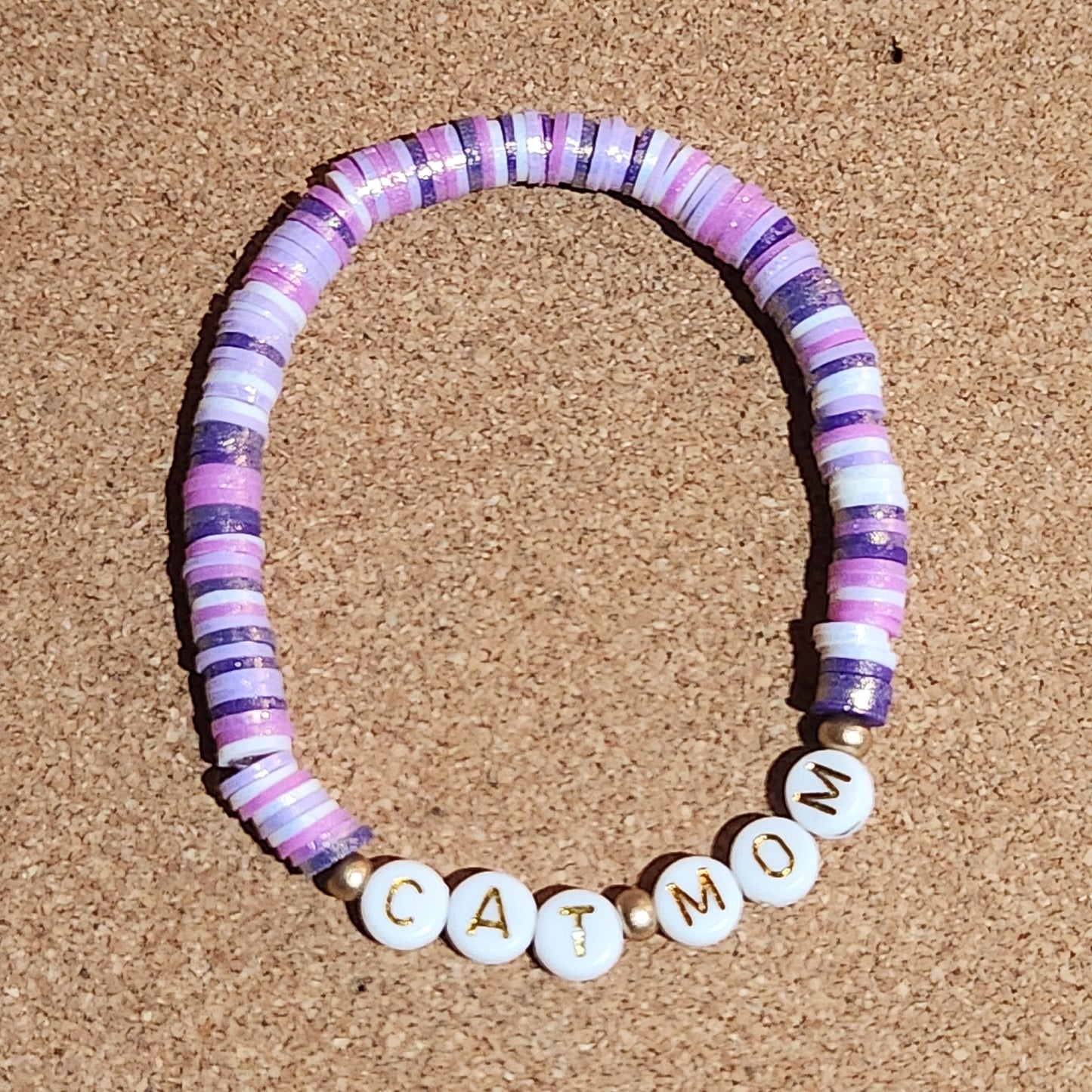 Personalized Clay Bead Bracelets
