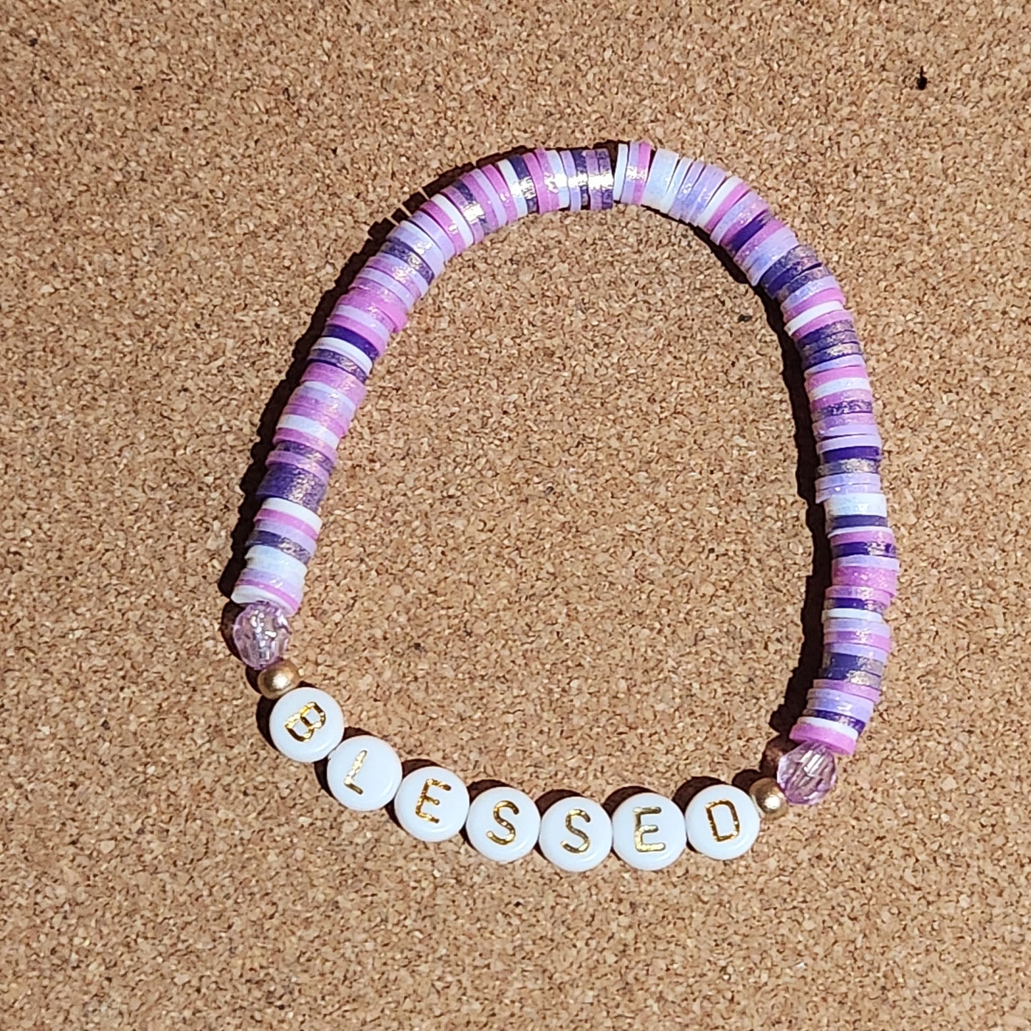 Personalized Clay Bead Bracelets