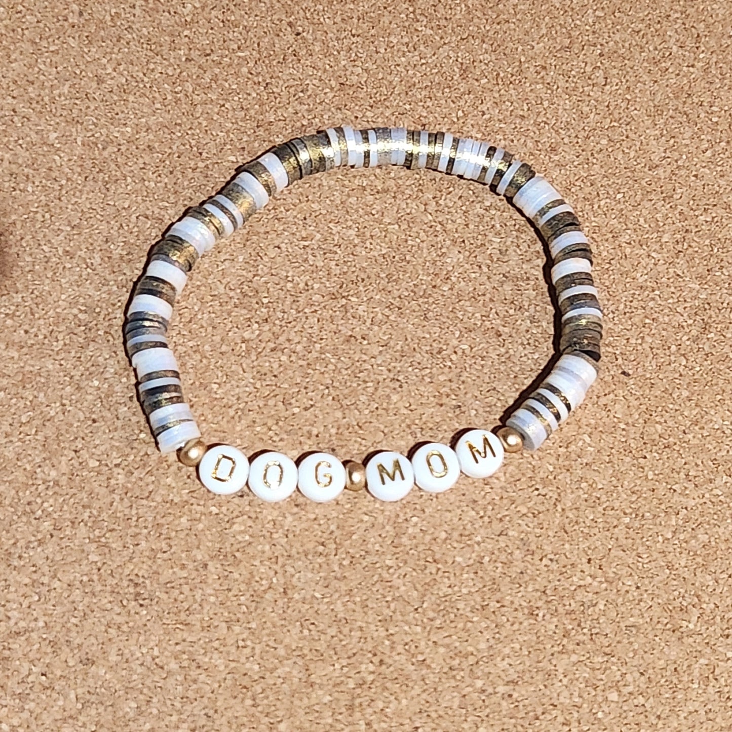 Personalized Clay Bead Bracelets