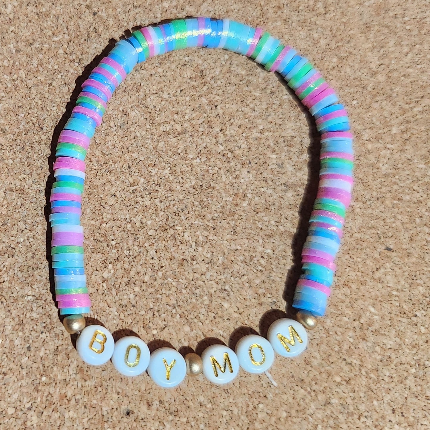 Personalized Clay Bead Bracelets