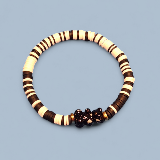 Black & White Gummy Bear Bracelet