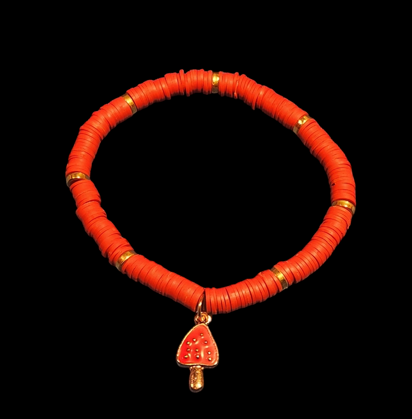 Mushroom Charm Bracelet